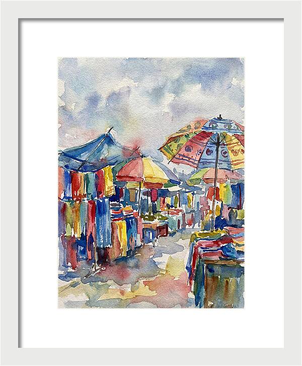 Vibrant Bazaar Atmosphere