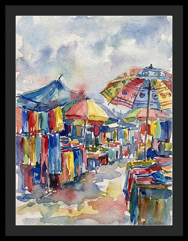Vibrant Bazaar Atmosphere