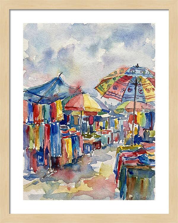 Vibrant Bazaar Atmosphere