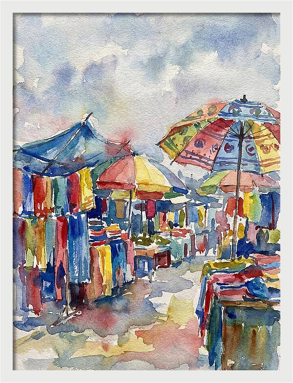 Vibrant Bazaar Atmosphere