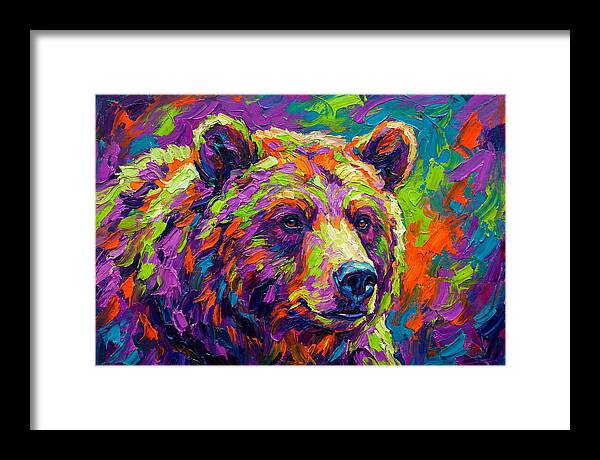 Vibrant Bear Portrait