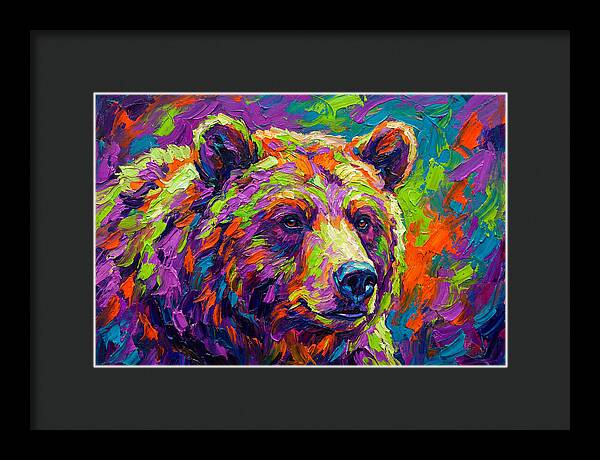 Vibrant Bear Portrait