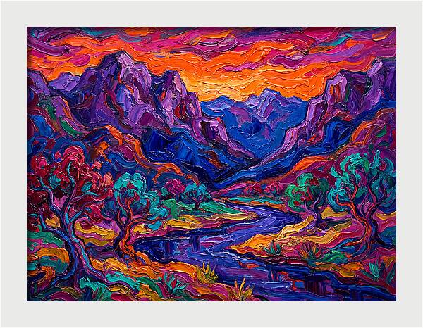 Vibrant Chinese Landscape