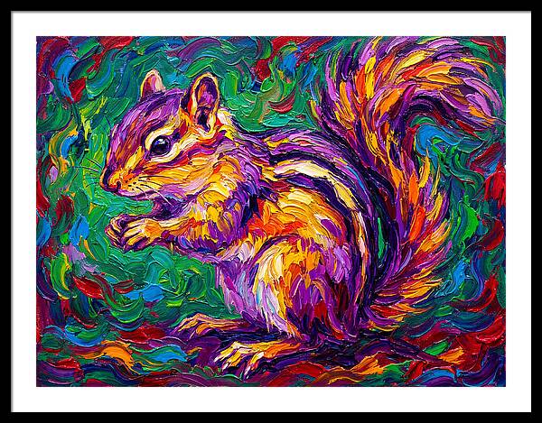 Vibrant Chipmunk Portrait