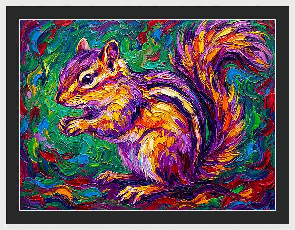 Vibrant Chipmunk Portrait