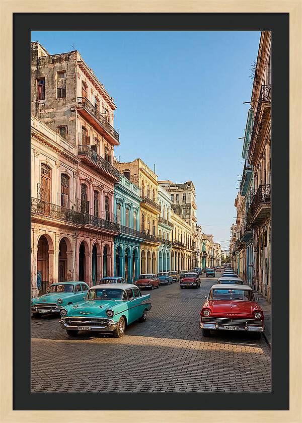 Vibrant Classic Cars Of Havana