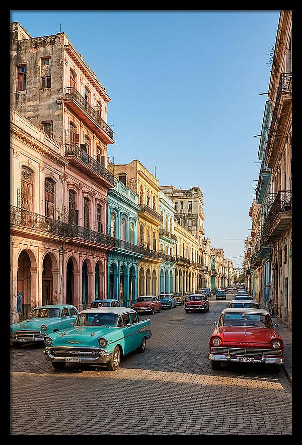 Vibrant Classic Cars Of Havana