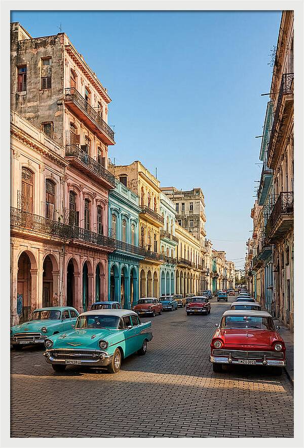 Vibrant Classic Cars Of Havana