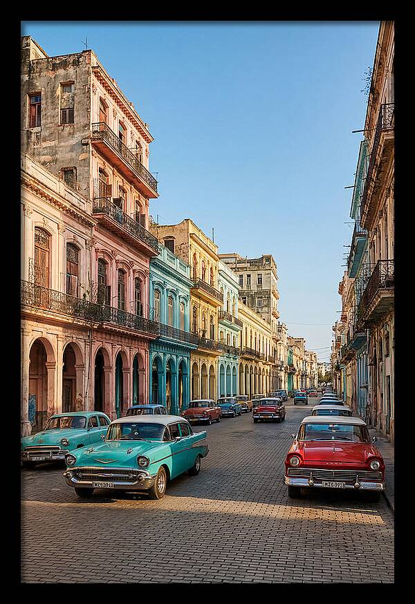Vibrant Classic Cars Of Havana