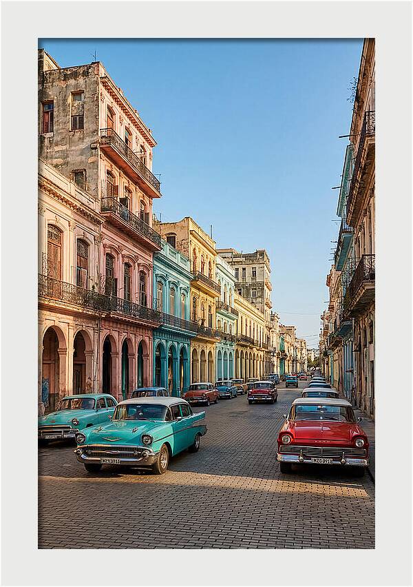 Vibrant Classic Cars Of Havana