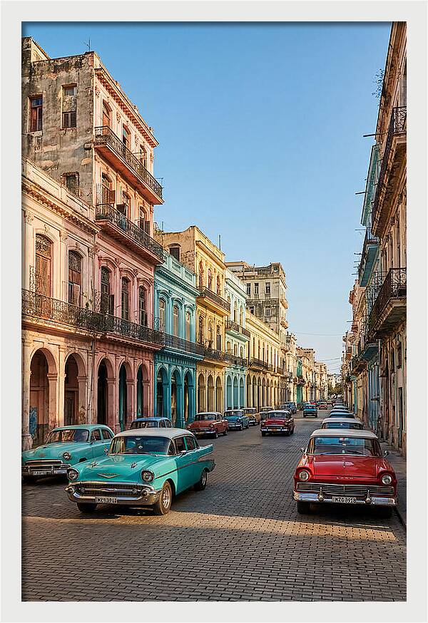 Vibrant Classic Cars Of Havana