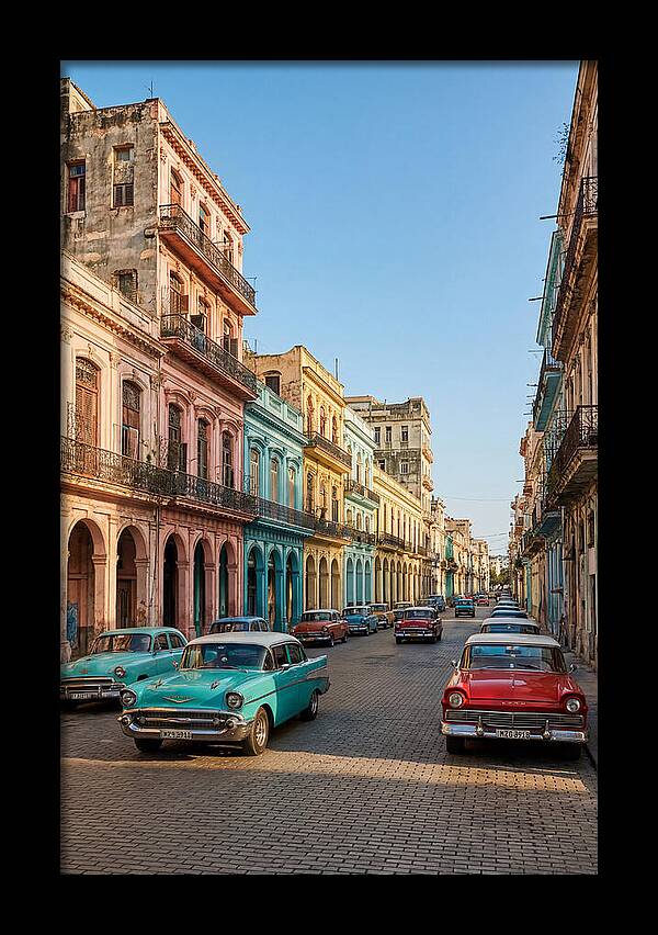 Vibrant Classic Cars Of Havana