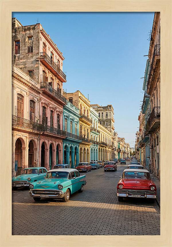 Vibrant Classic Cars Of Havana