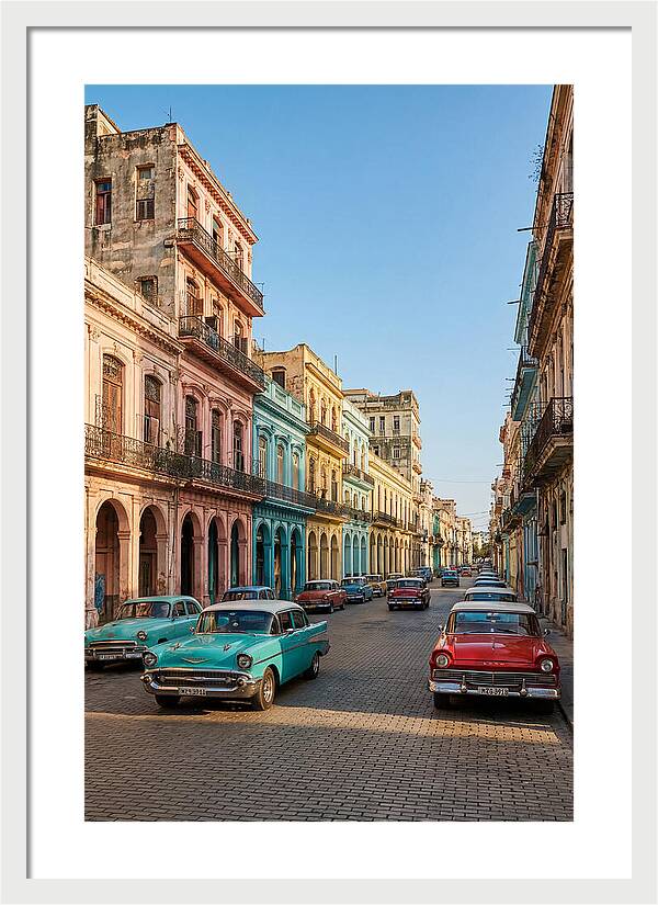 Vibrant Classic Cars Of Havana