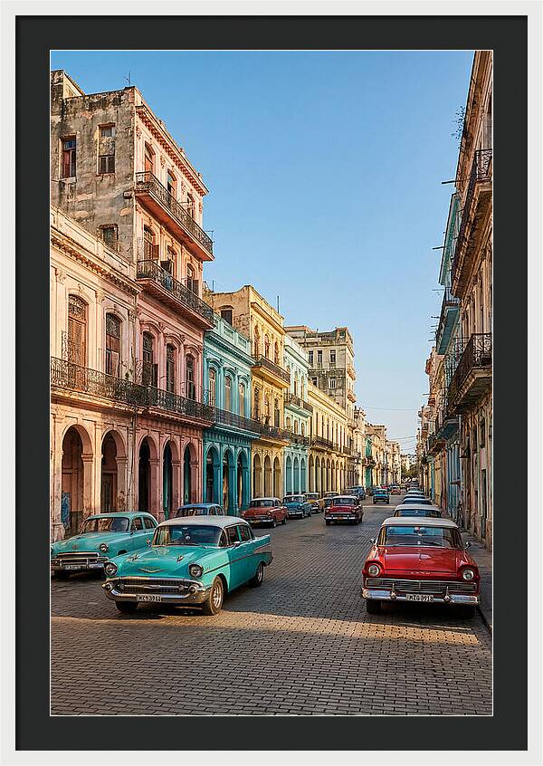 Vibrant Classic Cars Of Havana