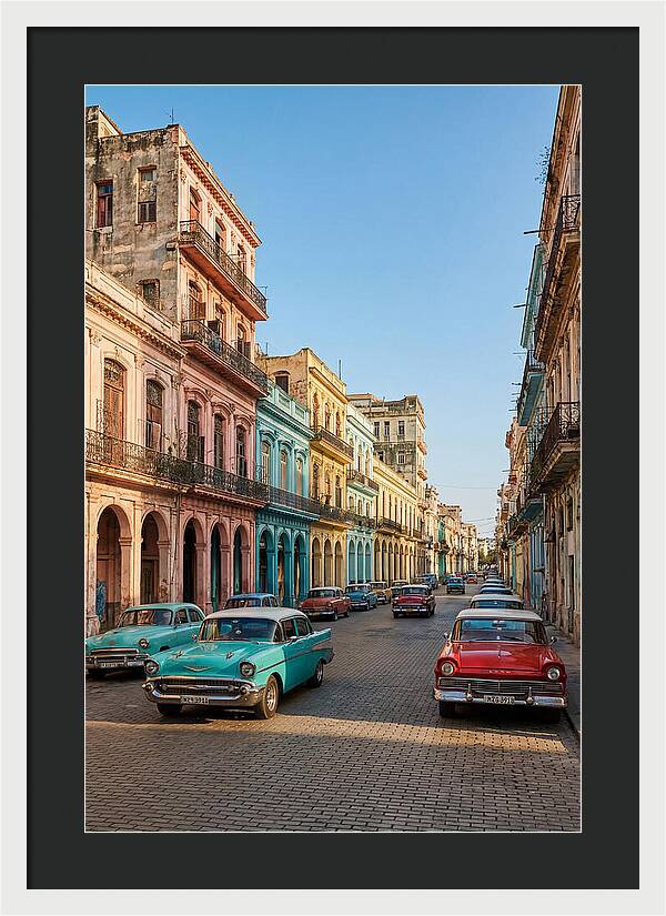 Vibrant Classic Cars Of Havana