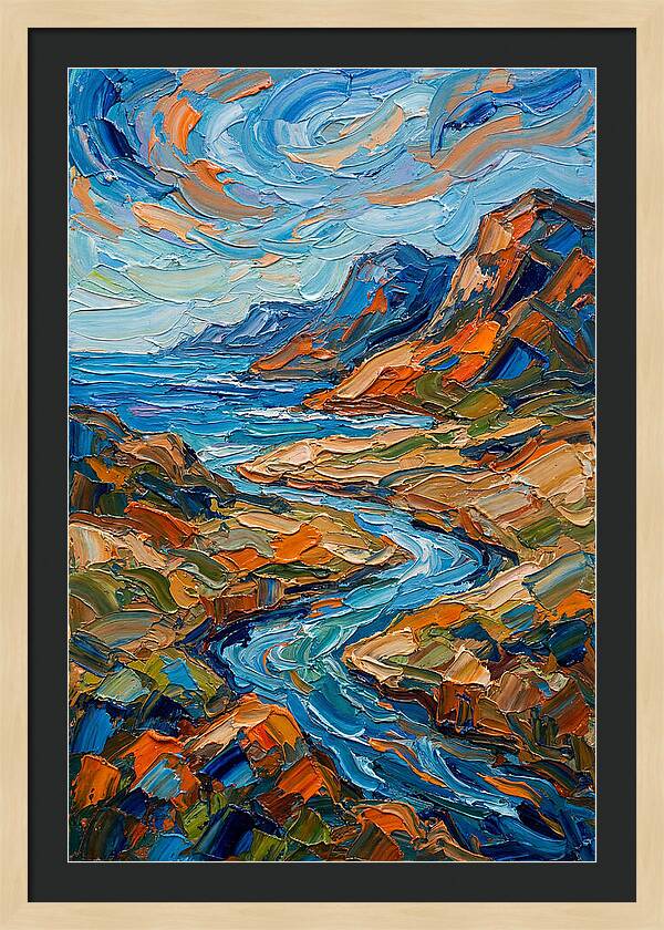 Vibrant Coastal Landscape