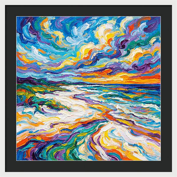 Vibrant Coastal Serenity