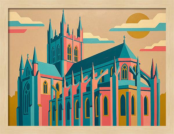Vibrant Colors Of A Historic Cathedral