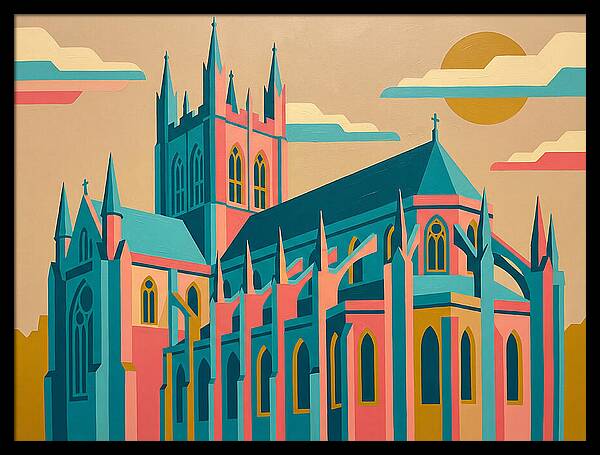 Vibrant Colors Of A Historic Cathedral