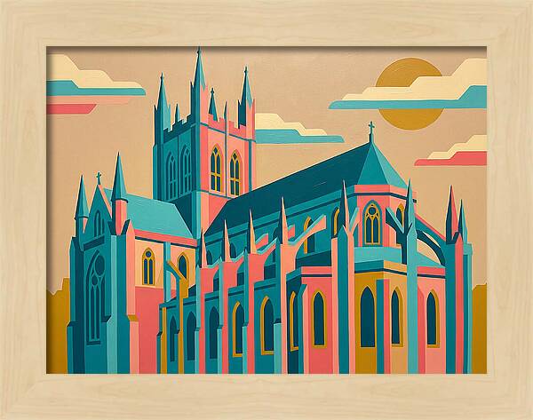Vibrant Colors Of A Historic Cathedral