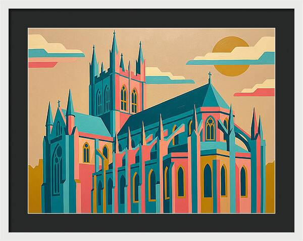 Vibrant Colors Of A Historic Cathedral
