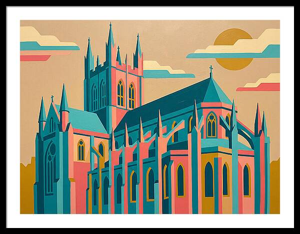 Vibrant Colors Of A Historic Cathedral