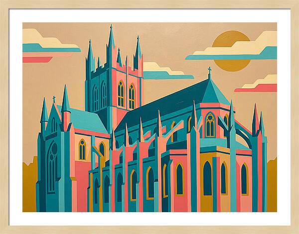 Vibrant Colors Of A Historic Cathedral