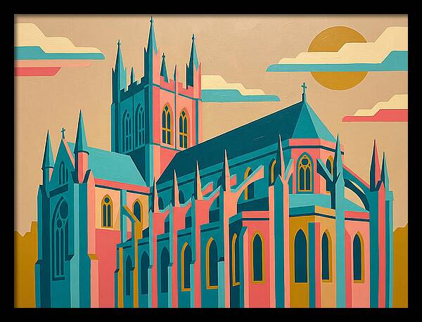 Vibrant Colors Of A Historic Cathedral