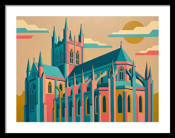 Vibrant Colors Of A Historic Cathedral