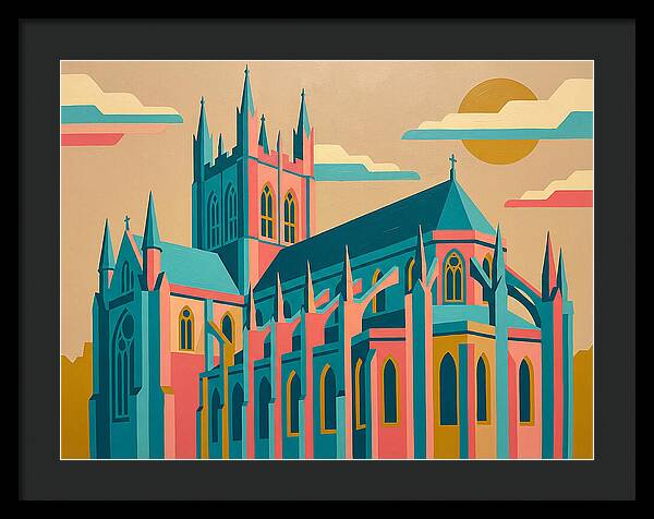 Vibrant Colors Of A Historic Cathedral