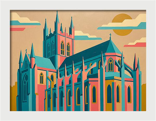 Vibrant Colors Of A Historic Cathedral