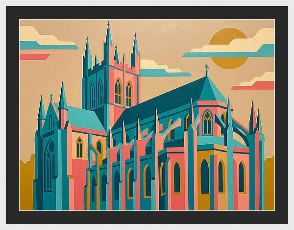 Vibrant Colors Of A Historic Cathedral