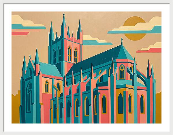 Vibrant Colors Of A Historic Cathedral