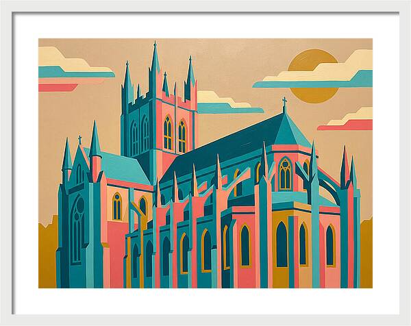 Vibrant Colors Of A Historic Cathedral