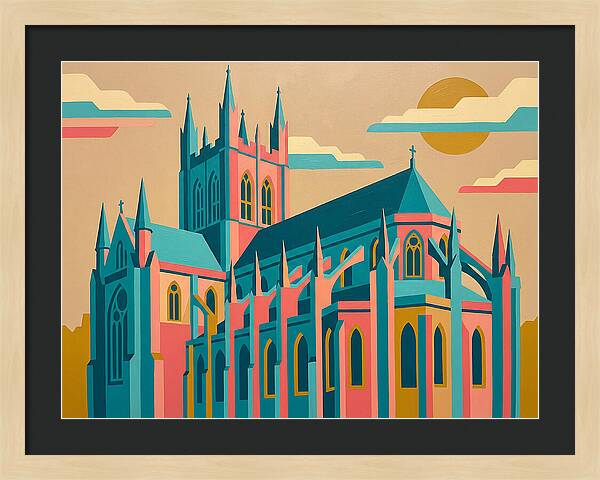 Vibrant Colors Of A Historic Cathedral