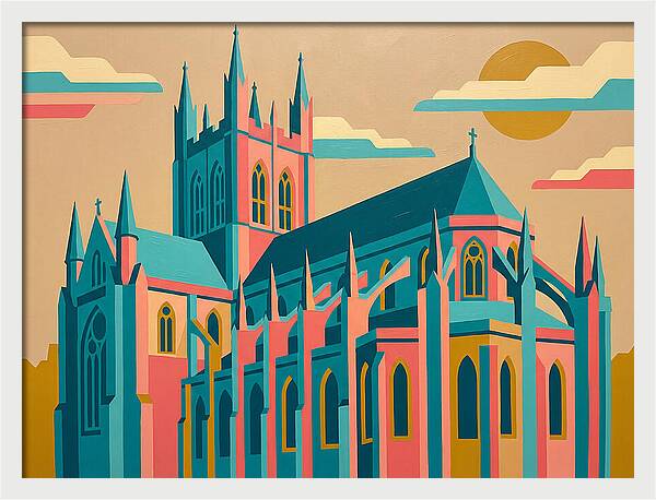 Vibrant Colors Of A Historic Cathedral