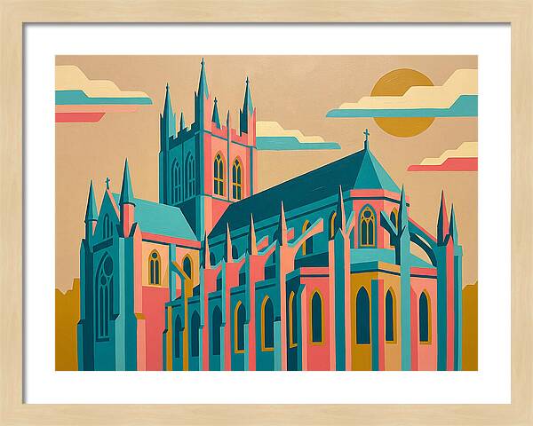 Vibrant Colors Of A Historic Cathedral