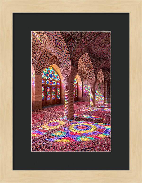 Vibrant Colors Of Nasir Al Mulk Mosque