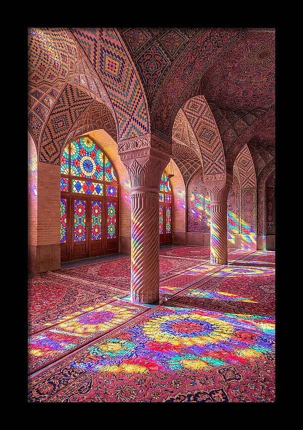 Vibrant Colors Of Nasir Al Mulk Mosque