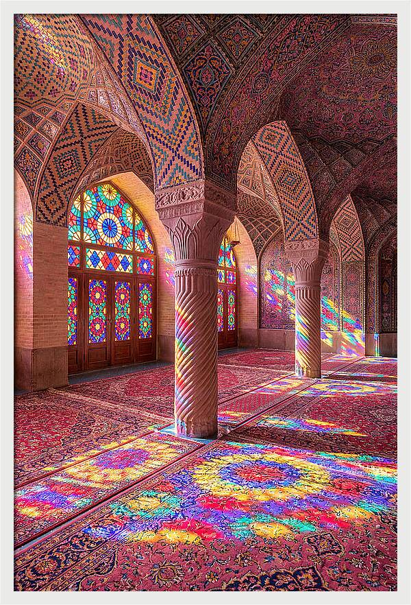 Vibrant Colors Of Nasir Al Mulk Mosque