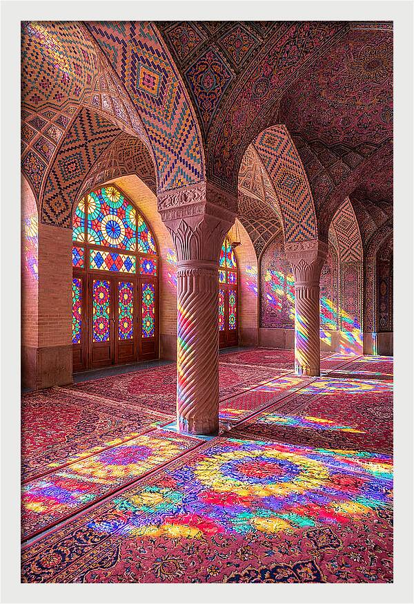 Vibrant Colors Of Nasir Al Mulk Mosque