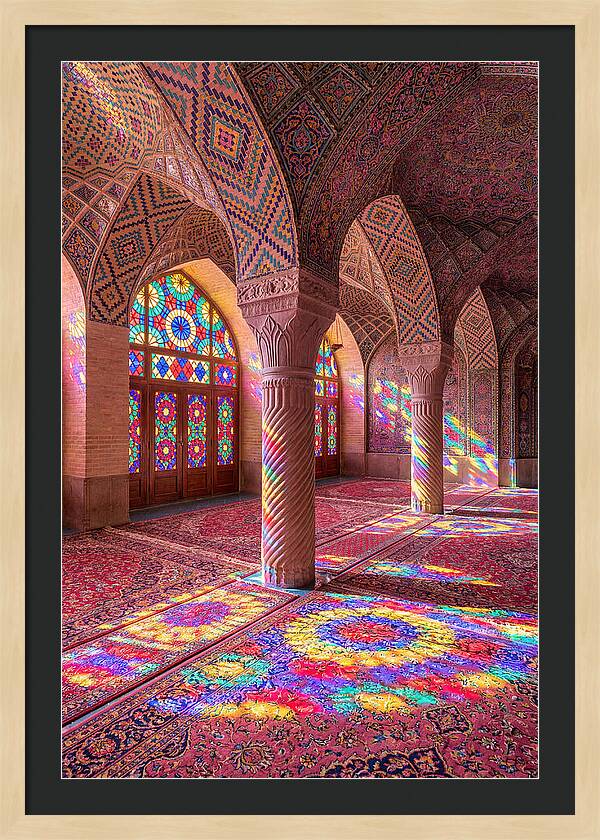 Vibrant Colors Of Nasir Al Mulk Mosque