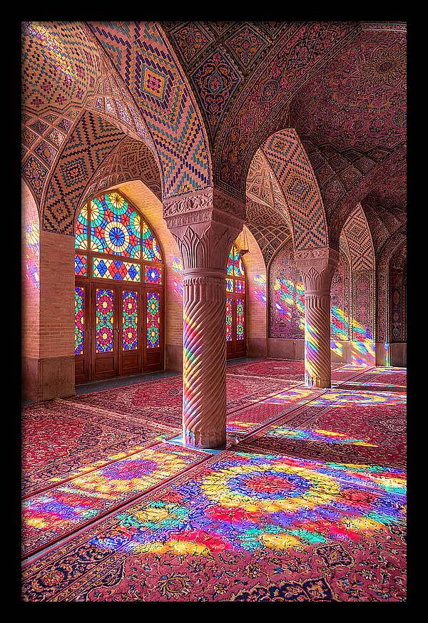 Vibrant Colors Of Nasir Al Mulk Mosque
