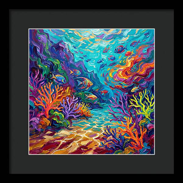Vibrant Coral Reef Landscape