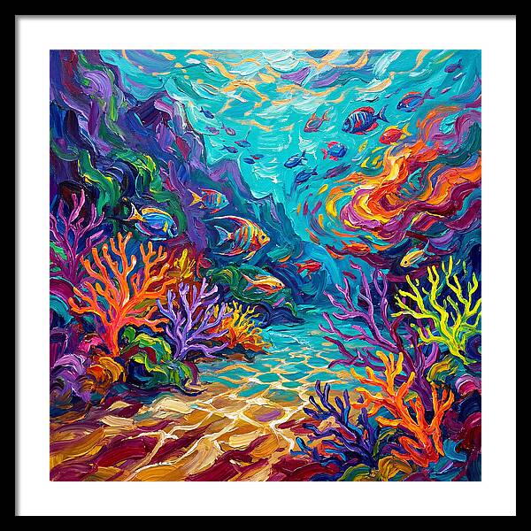 Vibrant Coral Reef Landscape