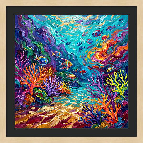 Vibrant Coral Reef Landscape