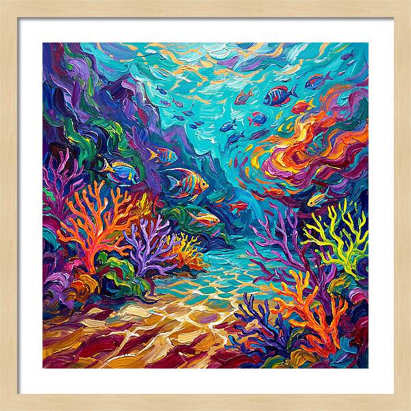 Vibrant Coral Reef Landscape