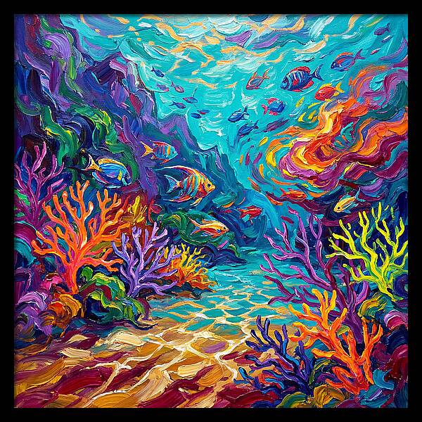 Vibrant Coral Reef Landscape