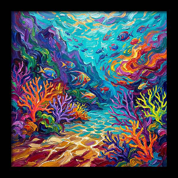 Vibrant Coral Reef Landscape
